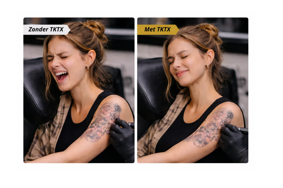 Tattoo-sessie met TKTX